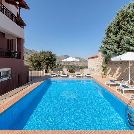 Villa Kermes Heated Pool Kournas Exterior photo